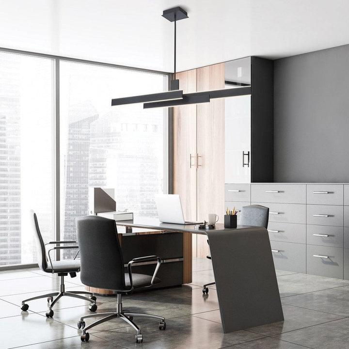 Eurofase QN-CAMENO-LP-BK Cameno LED Linear Pendant Matte Black