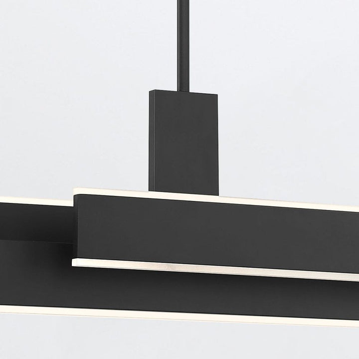 Eurofase QN-CAMENO-LP-BK Cameno LED Linear Pendant Matte Black
