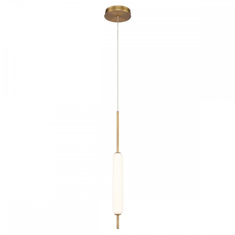 Eurofase QN-CUMBERLAND-1P-BG Cumberland 1 Light LED Pendant Brushed Gold