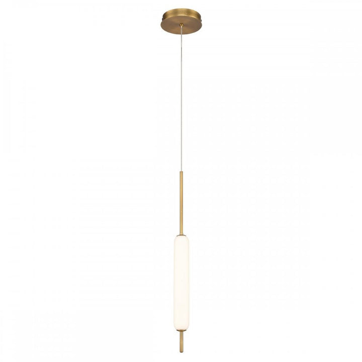 Eurofase QN-CUMBERLAND-1P-BG Cumberland 1 Light LED Pendant Brushed Gold