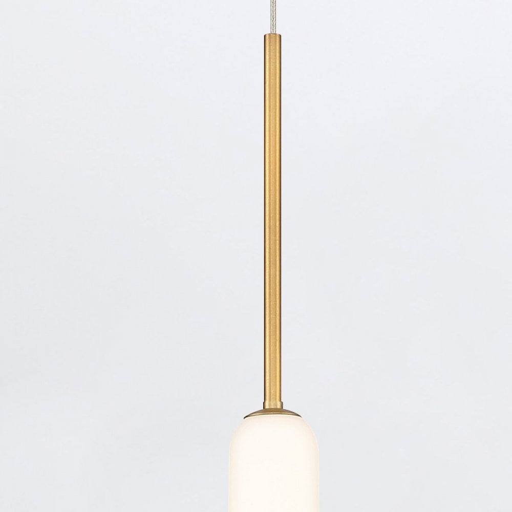 Eurofase QN-CUMBERLAND-1P-BG Cumberland 1 Light LED Pendant Brushed Gold