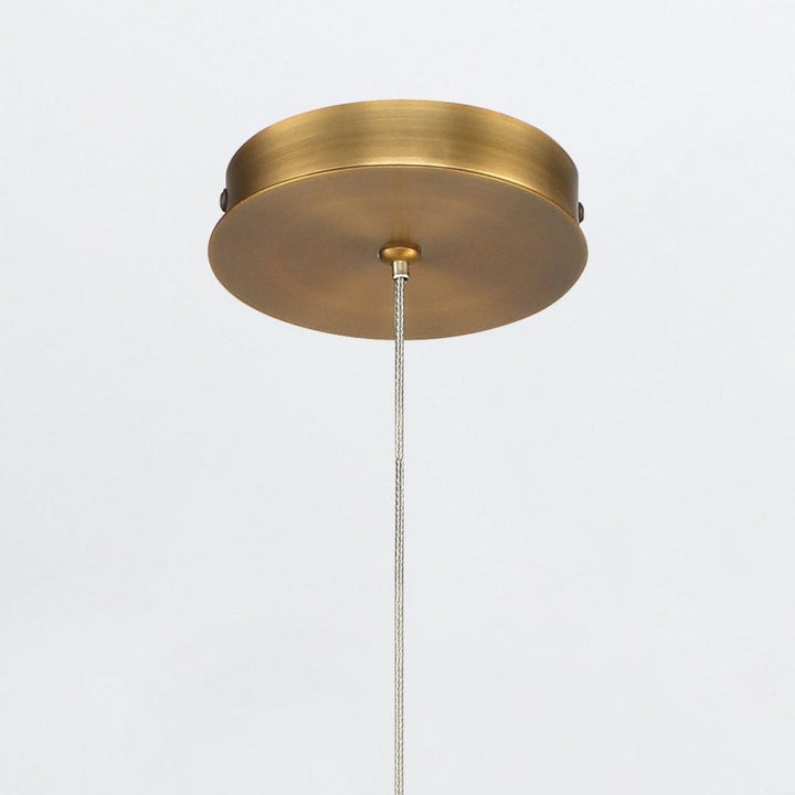 Eurofase QN-CUMBERLAND-1P-BG Cumberland 1 Light LED Pendant Brushed Gold