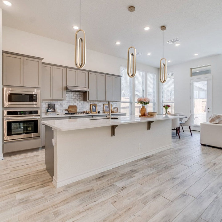 Eurofase QN-DEMARK-1P-BG Demark LED Pendant Brushed Gold