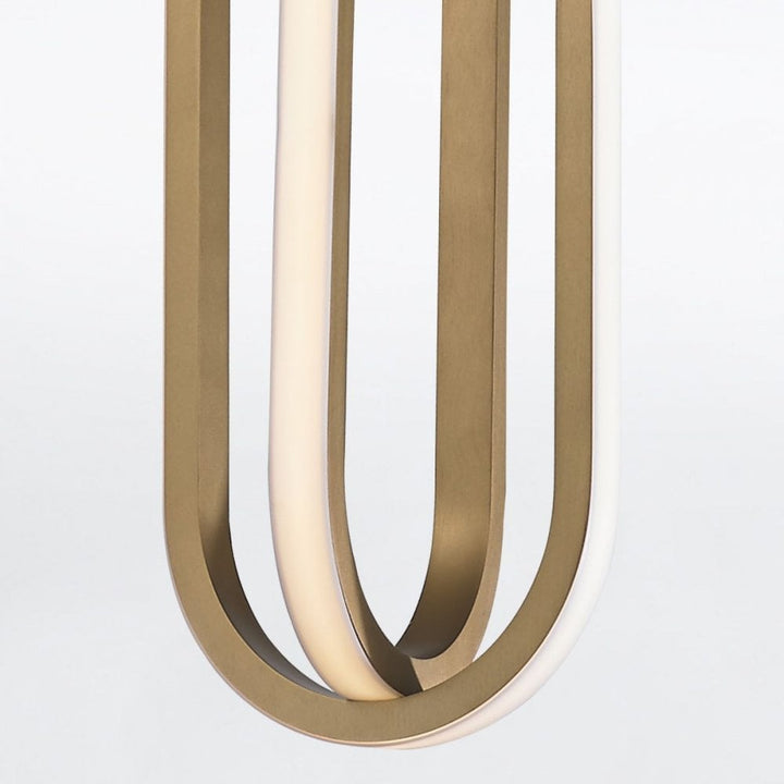 Eurofase QN-DEMARK-1P-BG Demark LED Pendant Brushed Gold
