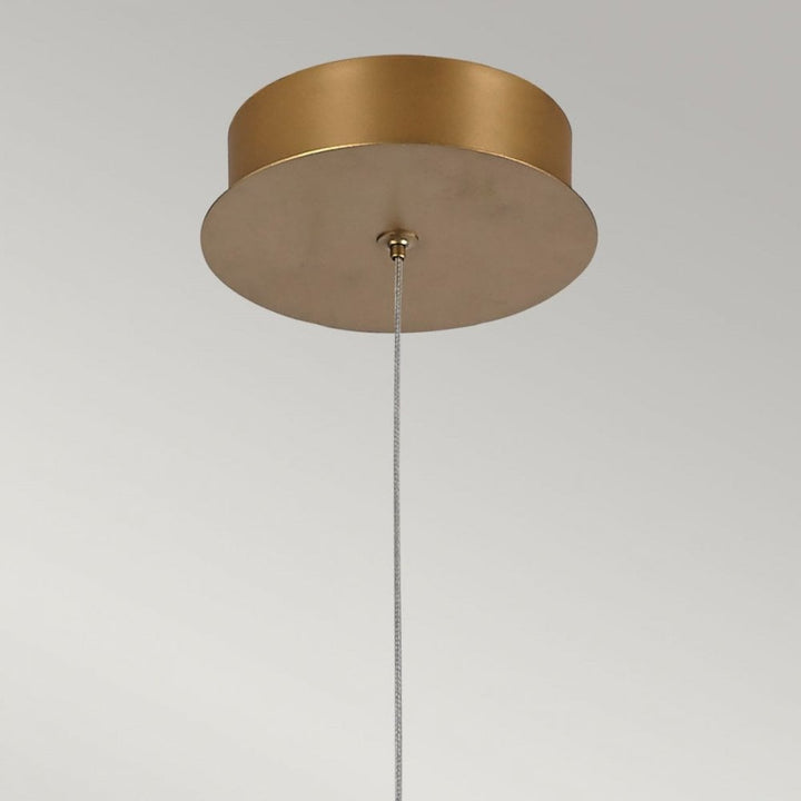 Eurofase QN-DEMARK-1P-BG Demark LED Pendant Brushed Gold