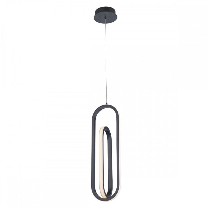 Eurofase QN-DEMARK-1P-BK Demark LED Pendant Matte Black