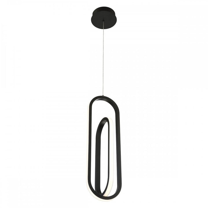 Eurofase QN-DEMARK-1P-BK Demark LED Pendant Matte Black