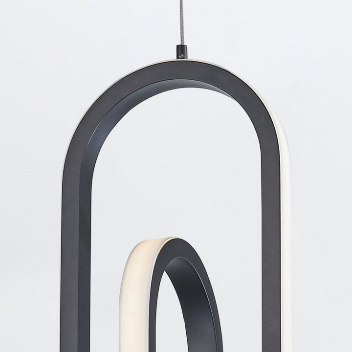 Eurofase QN-DEMARK-1P-BK Demark LED Pendant Matte Black