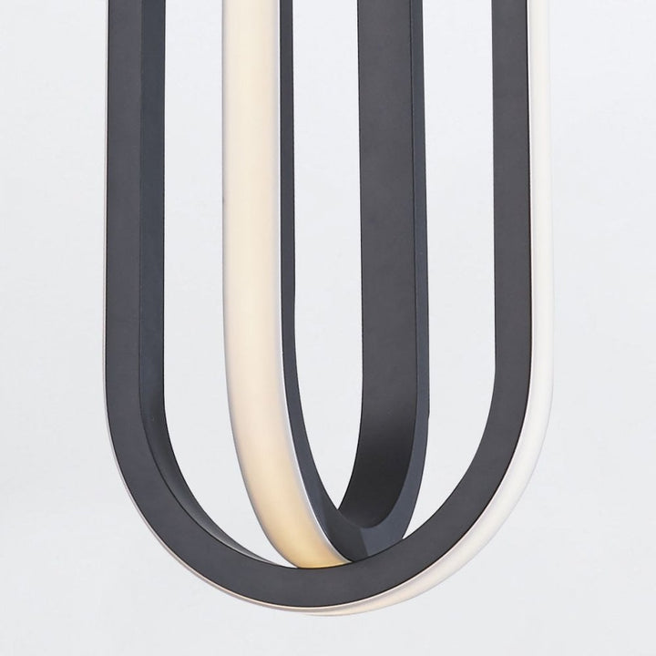 Eurofase QN-DEMARK-1P-BK Demark LED Pendant Matte Black