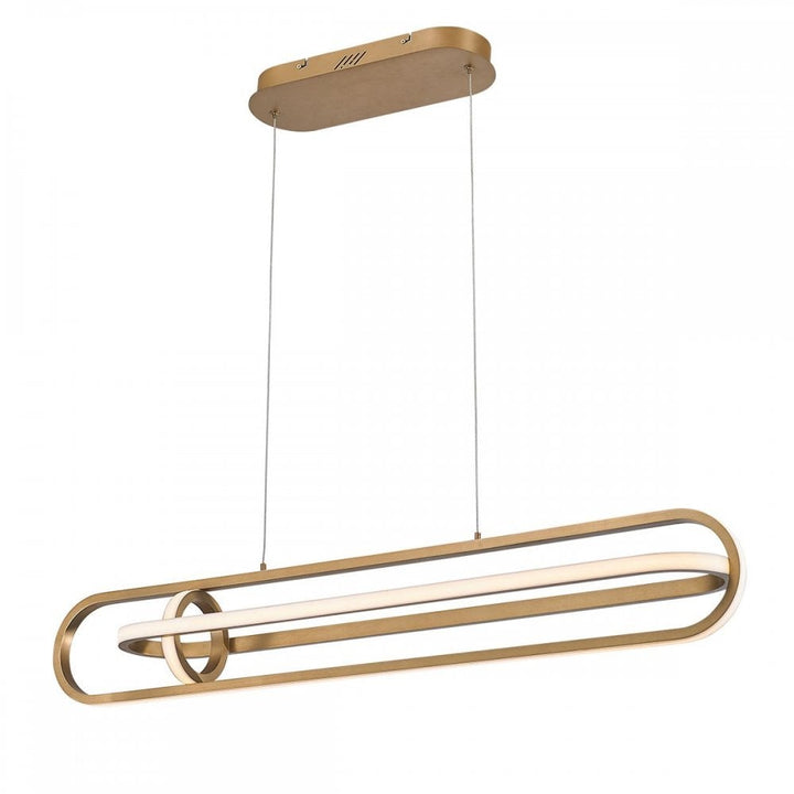 Eurofase QN-DEMARK-LP-BG Demark LED Linear Pendant Brushed Gold