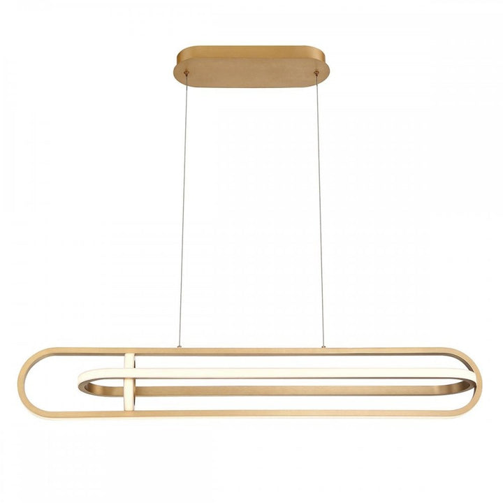 Eurofase QN-DEMARK-LP-BG Demark LED Linear Pendant Brushed Gold