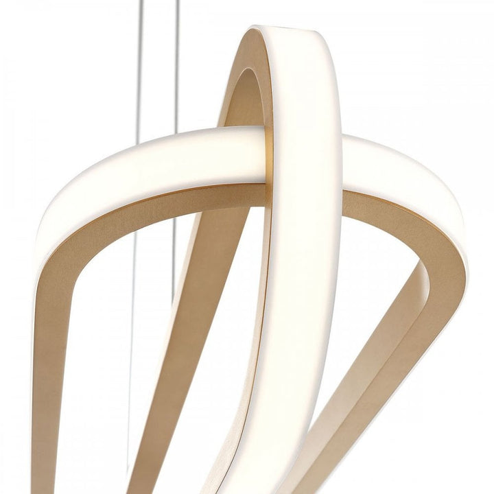 Eurofase QN-DEMARK-LP-BG Demark LED Linear Pendant Brushed Gold