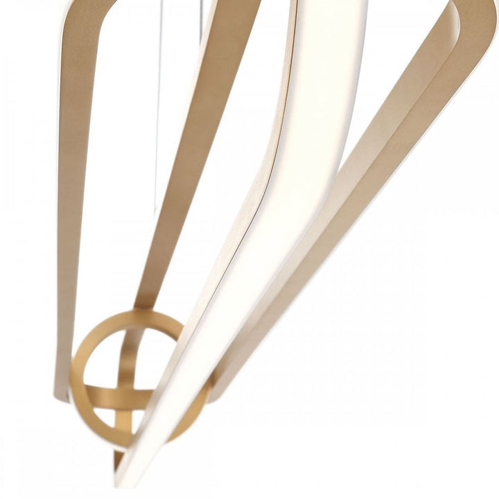 Eurofase QN-DEMARK-LP-BG Demark LED Linear Pendant Brushed Gold