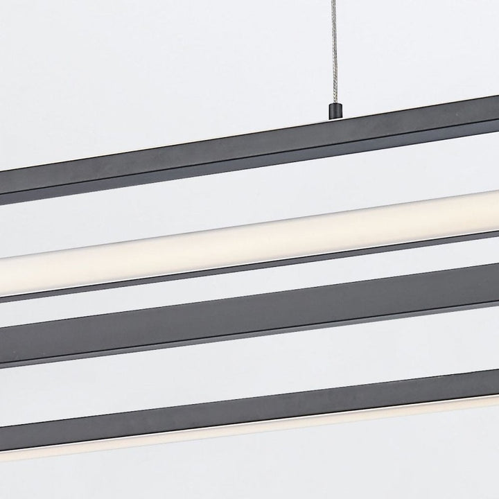 Eurofase QN-DEMARK-LP-BK Demark LED Linear Pendant Matte Black