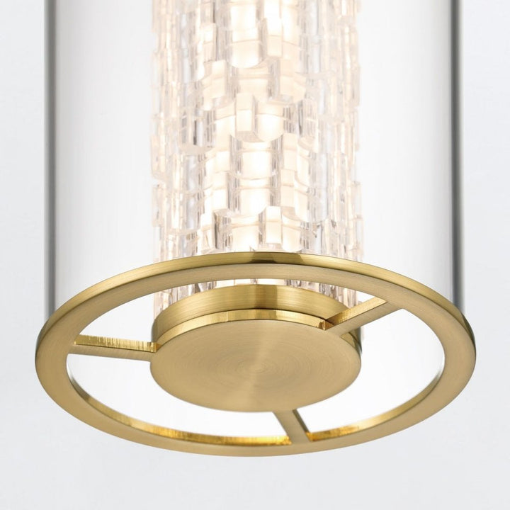 Eurofase QN-ESPADA-1P-BG Espada LED Pendant Brushed Gold