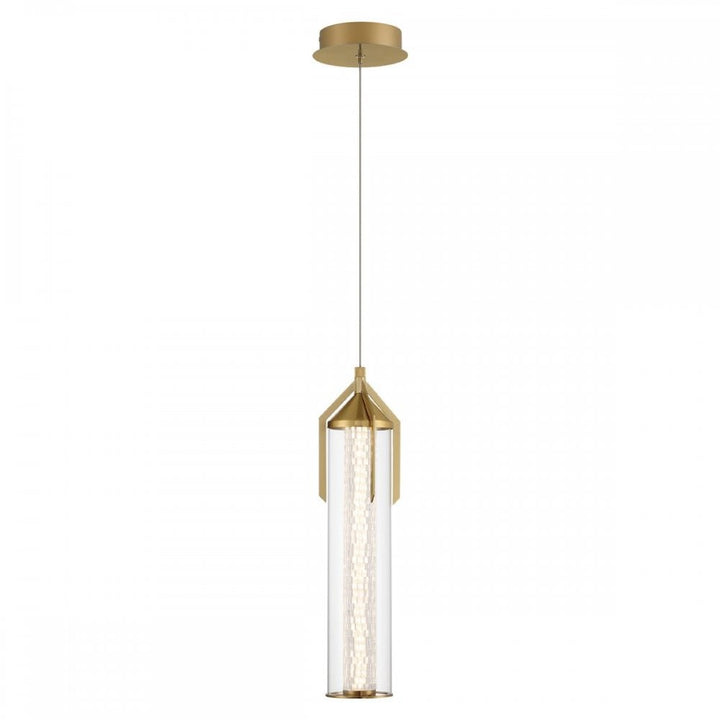 Eurofase QN-ESPADA-1P-BG Espada LED Pendant Brushed Gold