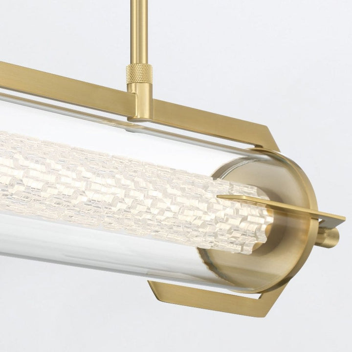 Eurofase QN-ESPADA-LP-BG Espada LED Linear Pendant Brushed Gold