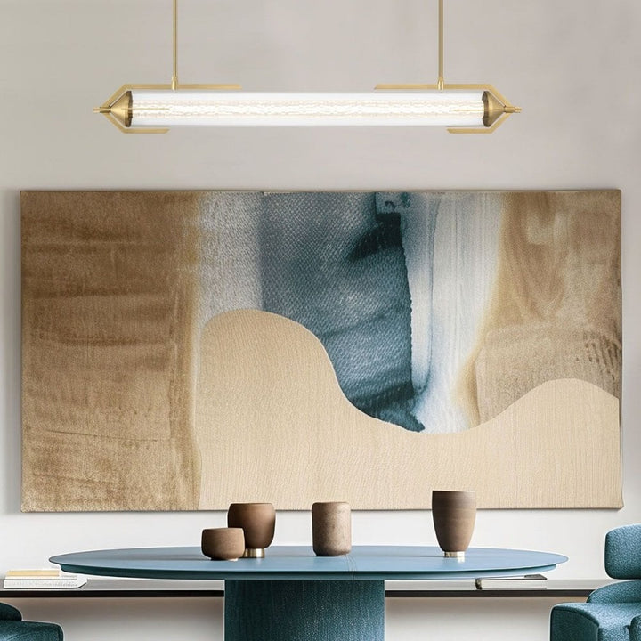 Eurofase QN-ESPADA-LP-BG Espada LED Linear Pendant Brushed Gold