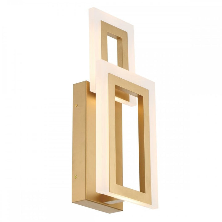 Eurofase QN-INIZIO-1W-BG Inizio LED Wall Light Brushed Gold