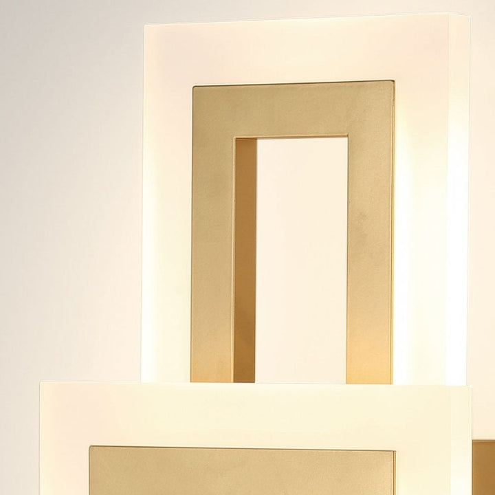 Eurofase QN-INIZIO-1W-BG Inizio LED Wall Light Brushed Gold