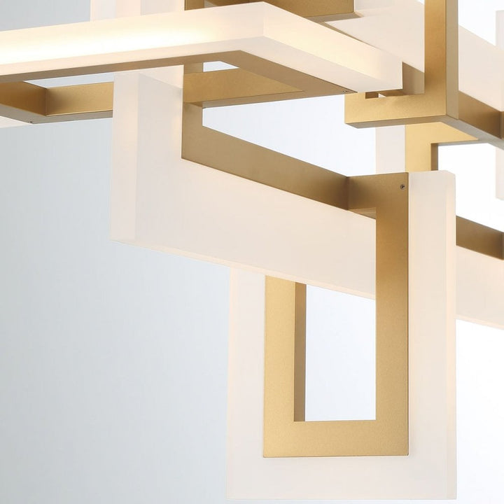 Eurofase QN-INIZIO-LP-M-BG Inizio LED Linear Pendant Medium Brushed Gold