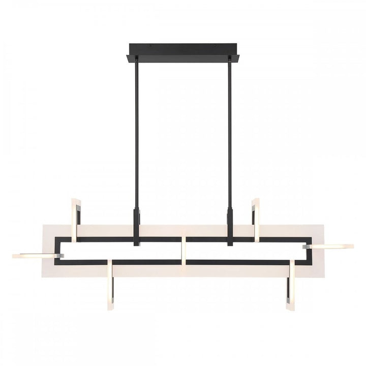 Eurofase QN-INIZIO-LP-M-BK Inizio LED Linear Pendant Medium Matte Black
