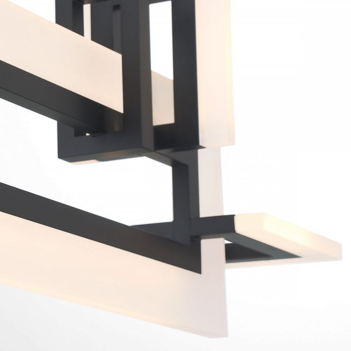 Eurofase QN-INIZIO-LP-S-BK Inizio LED Linear Pendant Small Matte Black