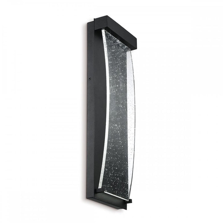 Eurofase QN-KABO-S-BK Kabo LED Outdoor Wall Light Small Textured Black