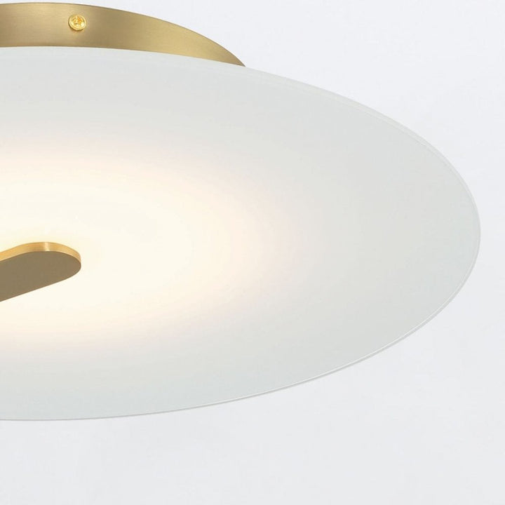Eurofase QN-NUVOLA-F-M-BG Nuvola LED Medium Ceiling / Wall Light Brushed Gold
