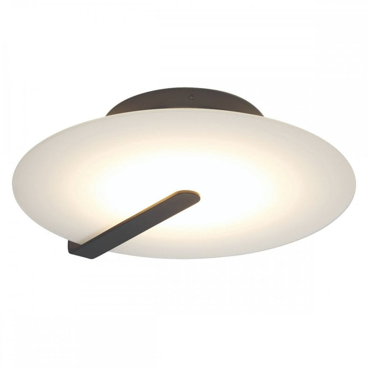 Eurofase QN-NUVOLA-F-M-BK Nuvola LED Medium Ceiling / Wall Light Matte Black
