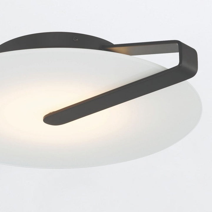 Eurofase QN-NUVOLA-F-M-BK Nuvola LED Medium Ceiling / Wall Light Matte Black