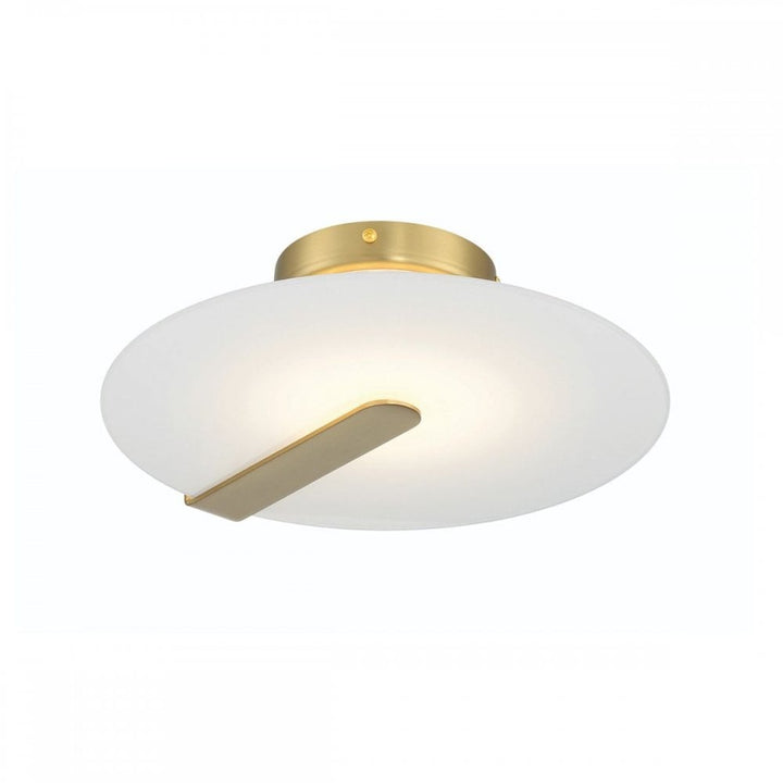 Eurofase QN-NUVOLA-F-S-BG Nuvola LED Small Ceiling / Wall Light Brushed Gold