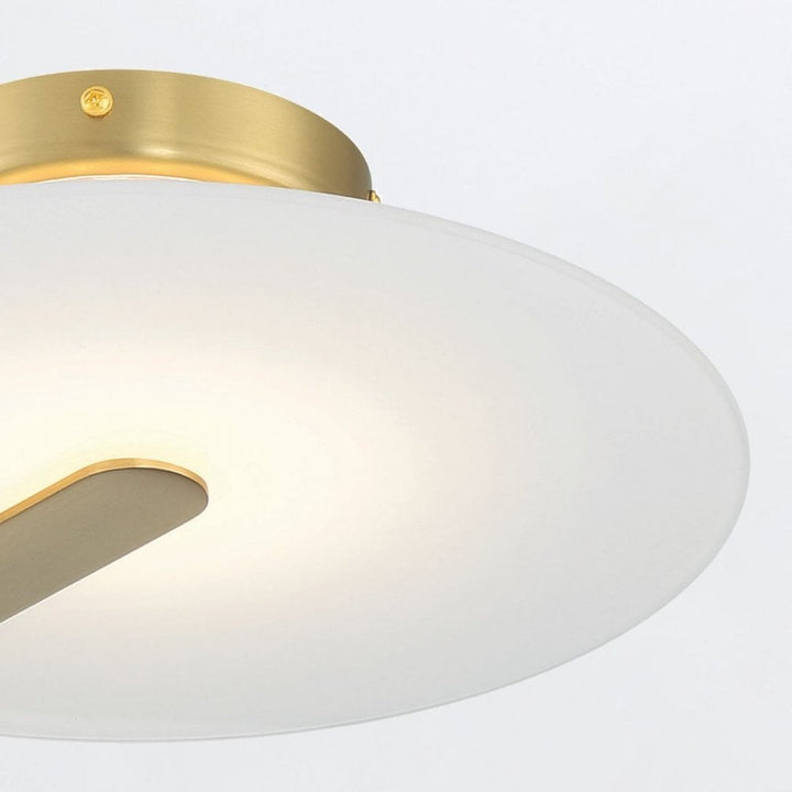 Eurofase QN-NUVOLA-F-S-BG Nuvola LED Small Ceiling / Wall Light Brushed Gold