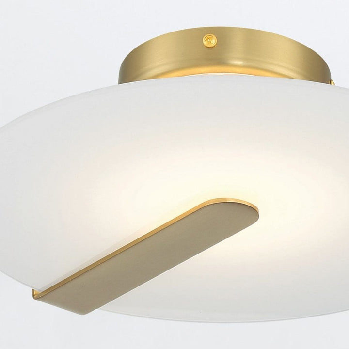 Eurofase QN-NUVOLA-F-S-BG Nuvola LED Small Ceiling / Wall Light Brushed Gold
