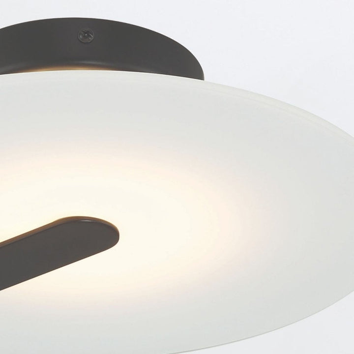Eurofase QN-NUVOLA-F-S-BK Nuvola LED Small Ceiling / Wall Light Matte Black
