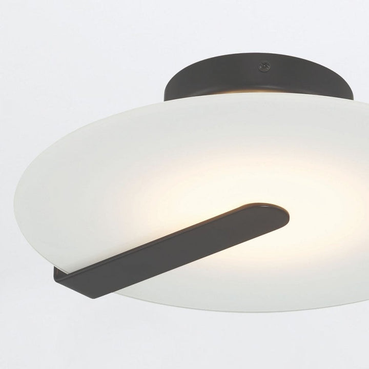Eurofase QN-NUVOLA-F-S-BK Nuvola LED Small Ceiling / Wall Light Matte Black
