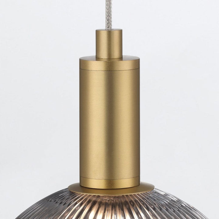 Eurofase QN-PALMAS-1MP-BG Palmas 1 Light LED Mini Pendant Brushed Gold