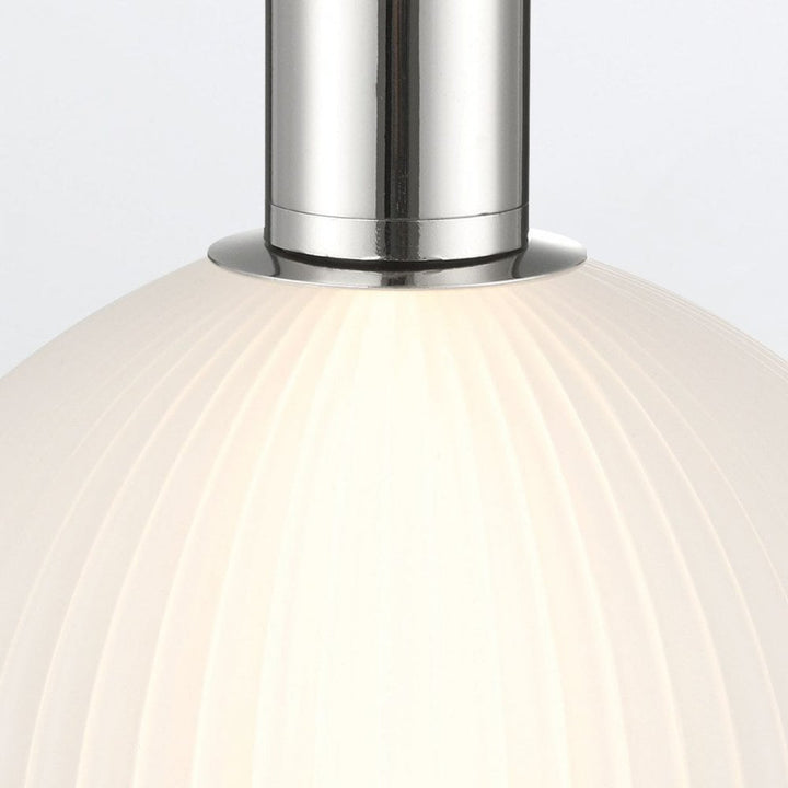 Eurofase QN-PALMAS-1MP-PN Palmas 1 Light LED Mini Pendant Polished Nickel