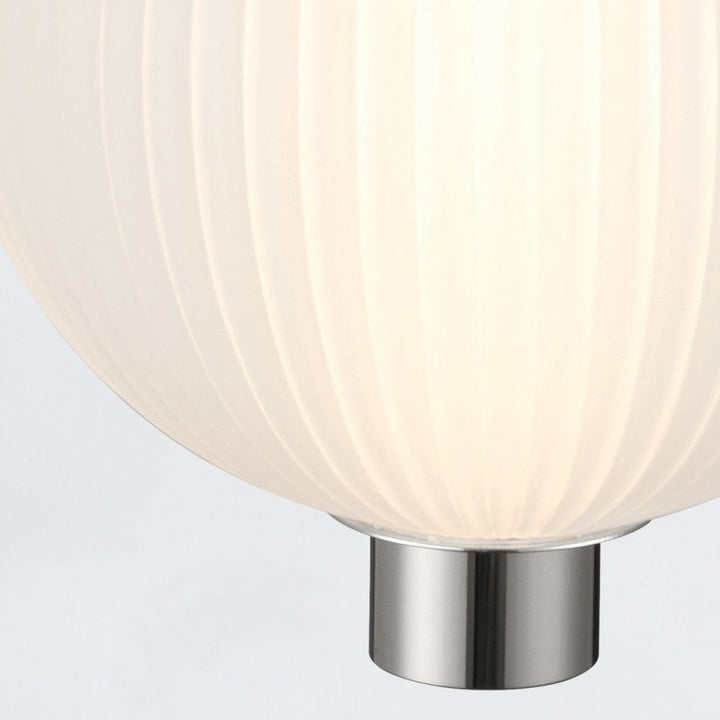 Eurofase QN-PALMAS-1MP-PN Palmas 1 Light LED Mini Pendant Polished Nickel