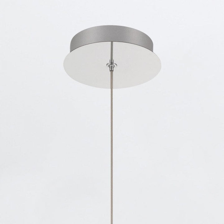 Eurofase QN-PALMAS-1MP-PN Palmas 1 Light LED Mini Pendant Polished Nickel