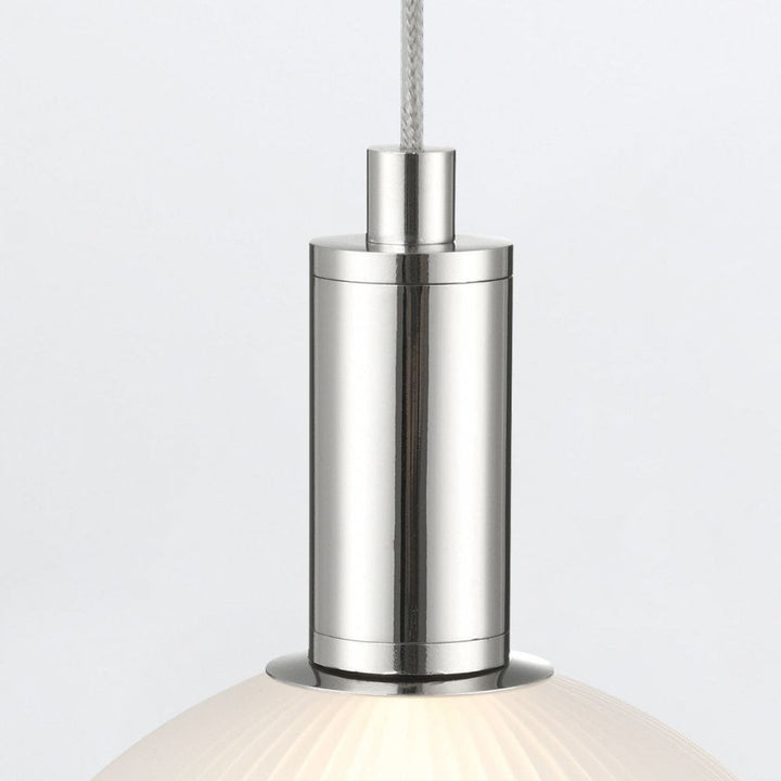 Eurofase QN-PALMAS-1MP-PN Palmas 1 Light LED Mini Pendant Polished Nickel