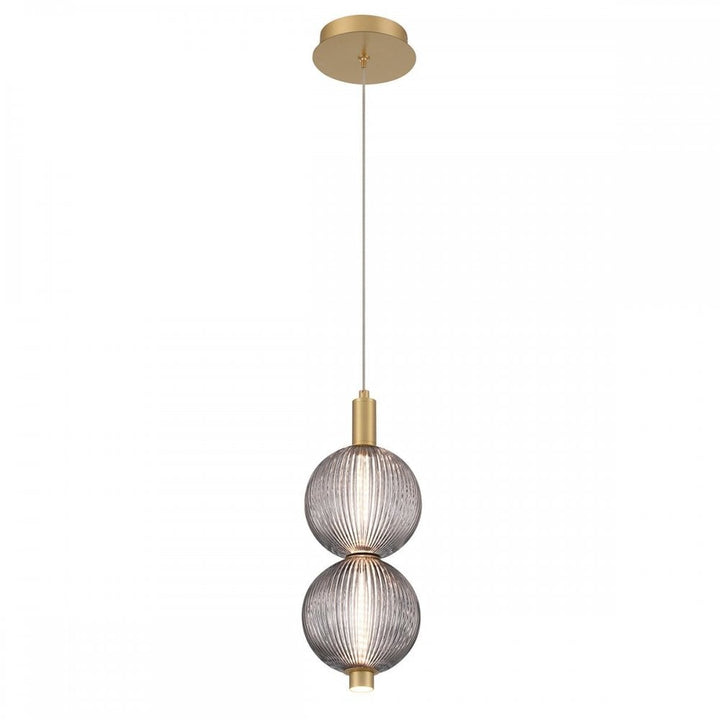 Eurofase QN-PALMAS-2MP-BG Palmas 2 Light LED Mini Pendant Brushed Gold
