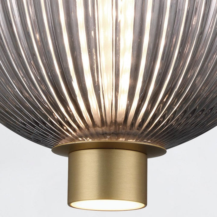 Eurofase QN-PALMAS-2MP-BG Palmas 2 Light LED Mini Pendant Brushed Gold