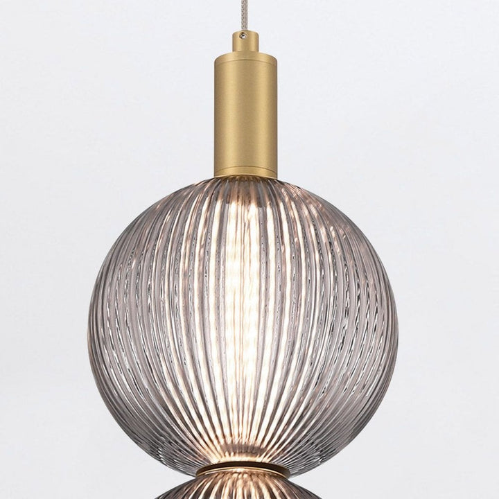 Eurofase QN-PALMAS-2MP-BG Palmas 2 Light LED Mini Pendant Brushed Gold