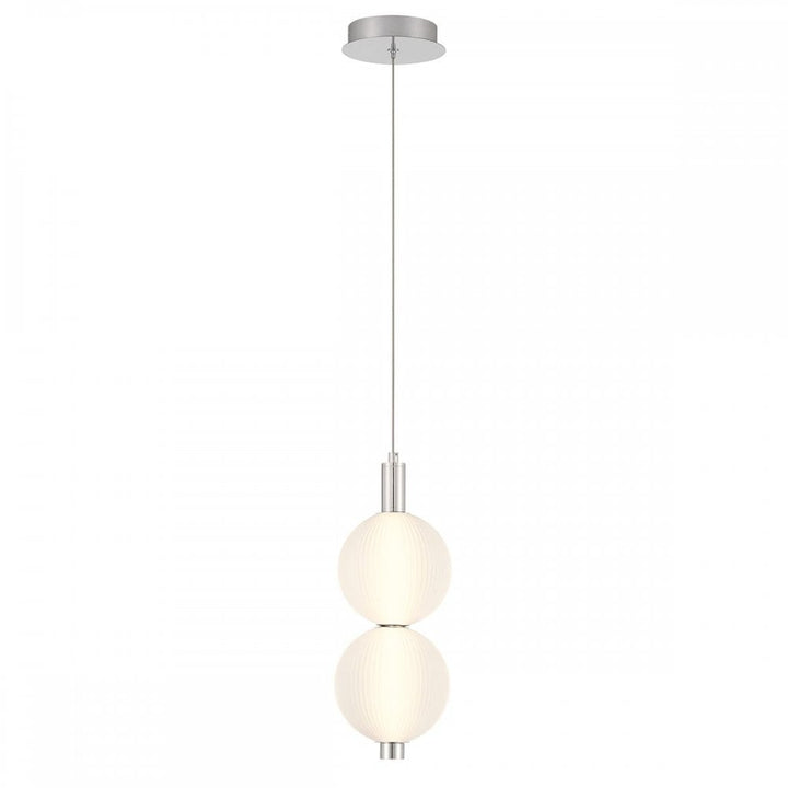 Eurofase QN-PALMAS-2MP-PN Palmas 2 Light LED Mini Pendant Polished Nickel