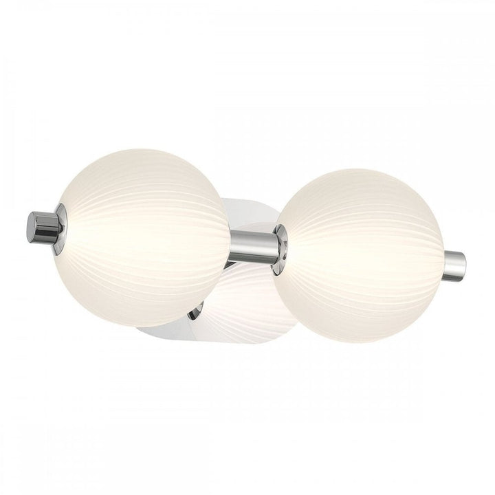 Eurofase QN-PALMAS-2W-PN Palmas 2 Light LED Bathroom Wall Light Polished Nickel