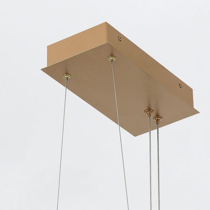 Eurofase QN-SERAPH-LP-L-BG Seraph LED Chandelier Brushed Gold