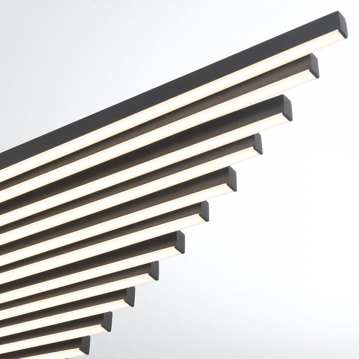 Eurofase QN-SERAPH-LP-L-BLK Seraph LED Chandelier Matte Black