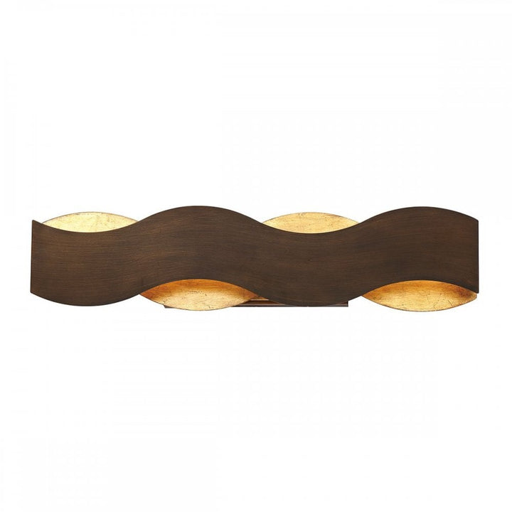 Eurofase QN-VAUGHAN-1W-BRZ-GD Vaughan LED Wall Light Bronze and Brushed Gold