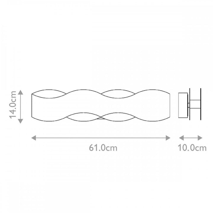 Eurofase QN-VAUGHAN-1W-BRZ-GD Vaughan LED Wall Light Bronze and Brushed Gold